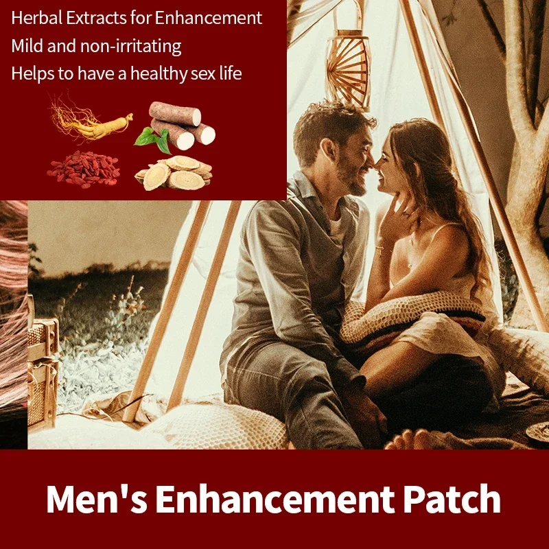 Male Enhancement Plaster Men Stamina Strength Enhance Energy Booster Patch Kidney Endurance Erection Size Enlargement Supplement