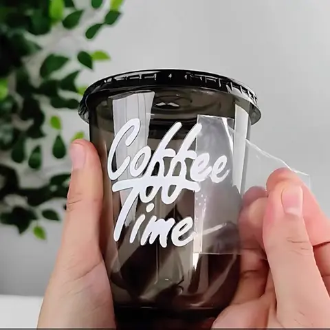 50pcs Custom Stickers 3D UV Print Transfer Sticker Names Design Company Logo Wedding Personalized Gifts Bottle DIY Bottle Cups