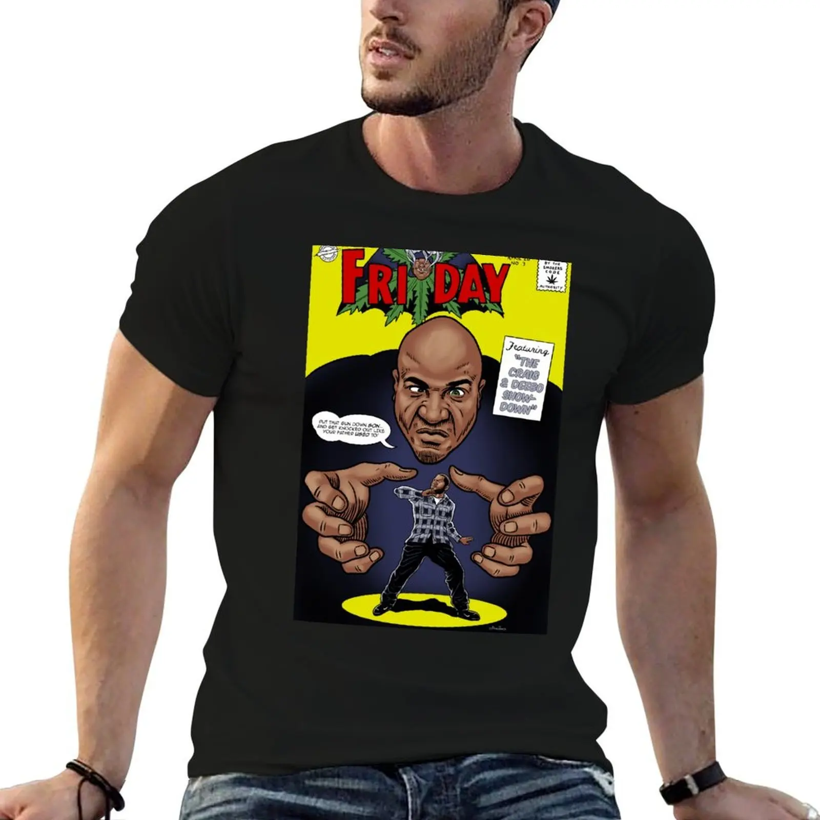 

Craig Vs Deebo T-Shirt g man t shirts for men t shirts for man slim fit t shirt custom print T-shirt