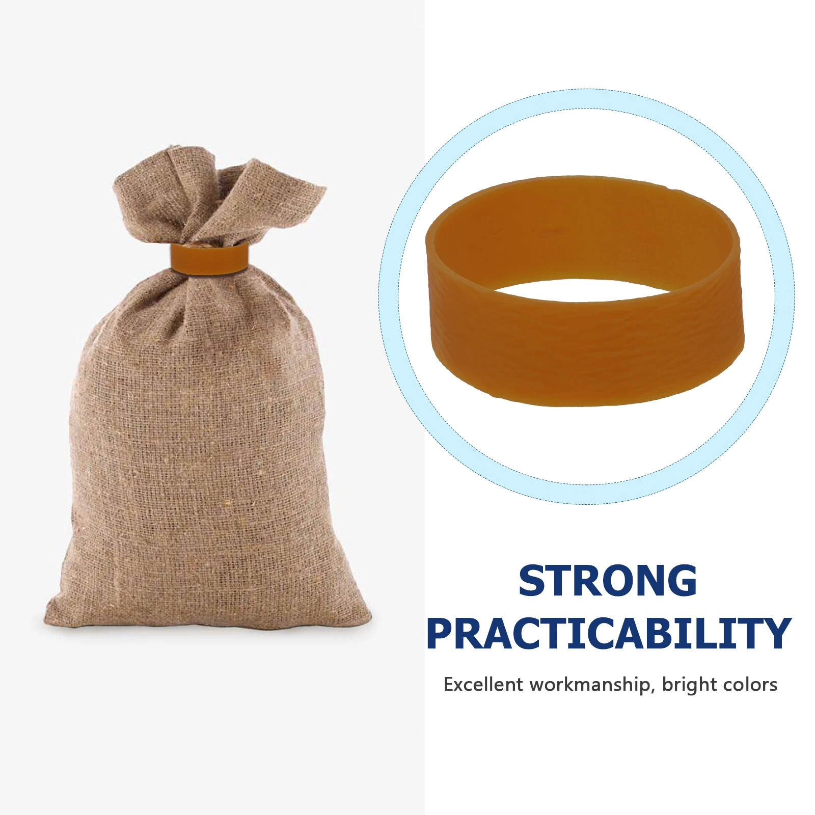 Elasticity Bright Colors Multi Functional Daily Accessories Supplies Rubber Ring Bundled Craft Sewing