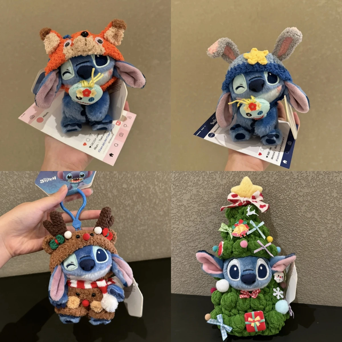 

Kawaii Stitch Cartoon Plush Pendant Doll Creative Modeling Backpack Pendant Exquisite Keychain Holiday Gift for Boys & Girls