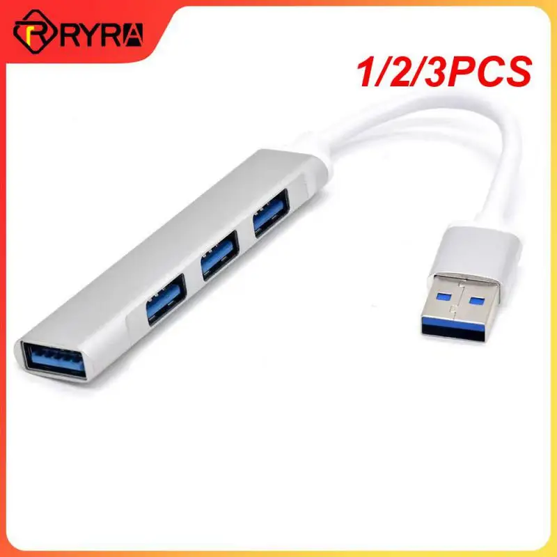 1/2/3PCS 3.0 Hub USB Hub 4 Port High Speed Type c Splitter 5Gbps For PC Computer Accessories Multiport HUB 4 USB 3.0 2.0 Ports