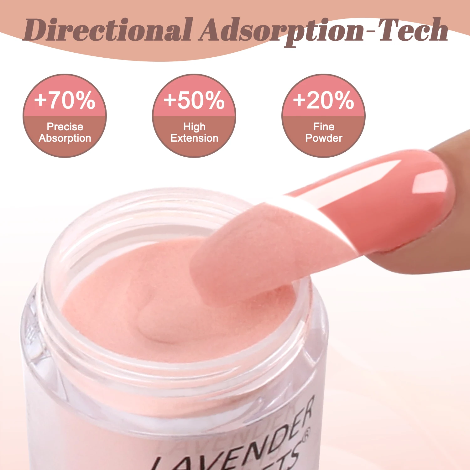 Juego de polvos de inmersión de secado al aire para mujer y niña, 6x0,5 oz, gran capacidad, color rosa desnudo, colores brillantes, para salón de uñas francés, manicura DIY, regalo