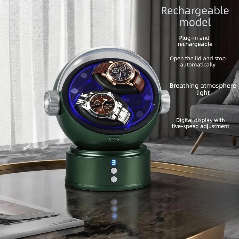 

Automatic Rotating Watch Winders Modern Luxury Mute Antimagnetic Men Mechanical Wrist Watches Winder Automatic Watch Winder