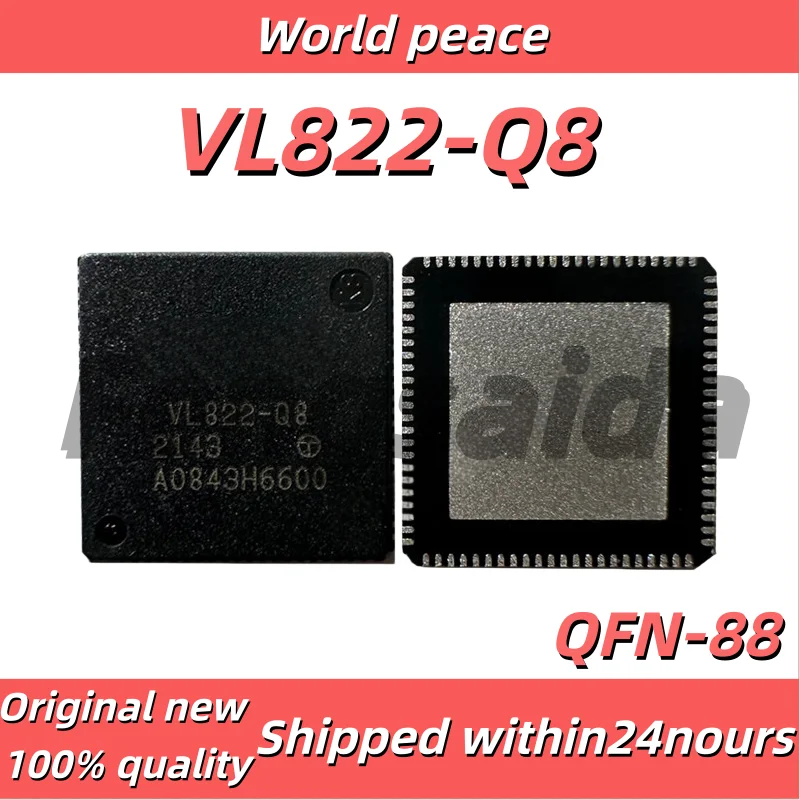 5PCS/100% Brand new original VL822-Q8 QFN88 USB3.1 Gen2 port hub controller