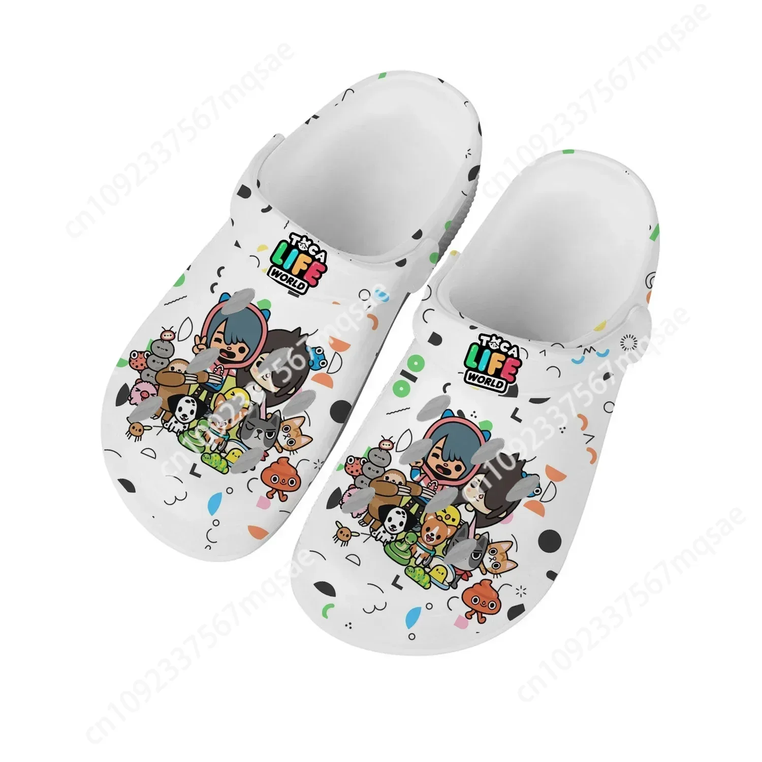 

Toca Life World Home Clogs Cartoon Game Mens Womens Teenager Fashion Custom Built Water Shoes Garden Beach Hole Slippers Sandals