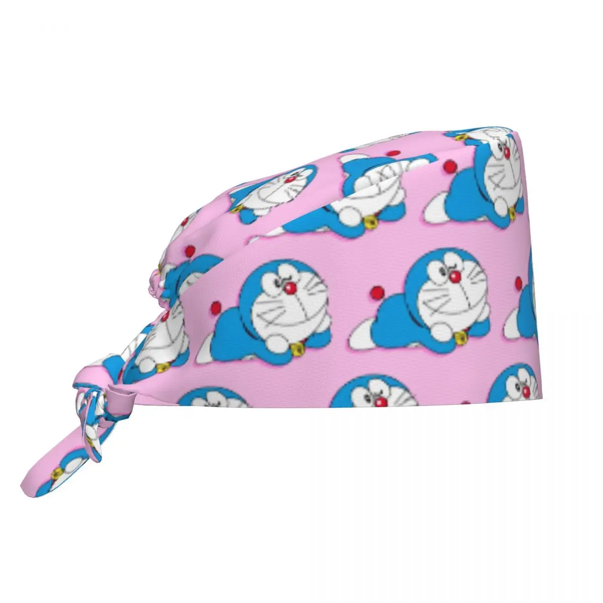 Gorro de trabajo de limpieza personalizado D-Doraemones, gorro quirúrgico de Manga Unisex, gorro quirúrgico para enfermera, gorro para dentista