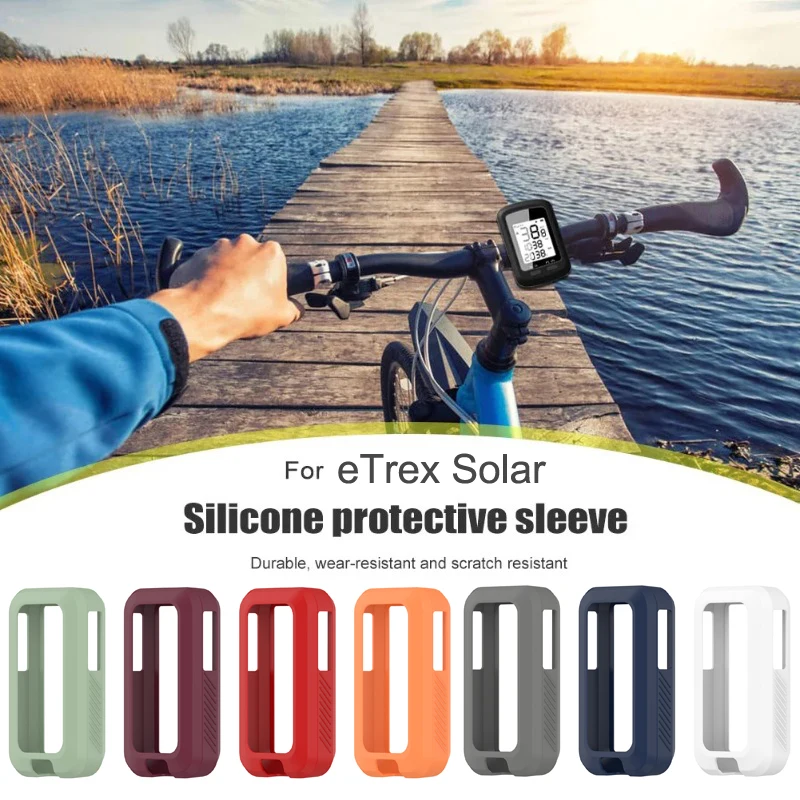 Silicone Case Protective Cover Shell for Garmin eTrex Solar GPS Bike Computer Anti-Scratch Provides Excellent Protection