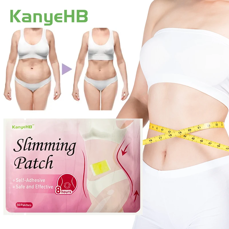 

10Pcs=1Bag Chinese Medicine Slimming Patch Belly Button Waist Herb Sticker Fat Burning Patch Skin Care Weight Loss Products W003