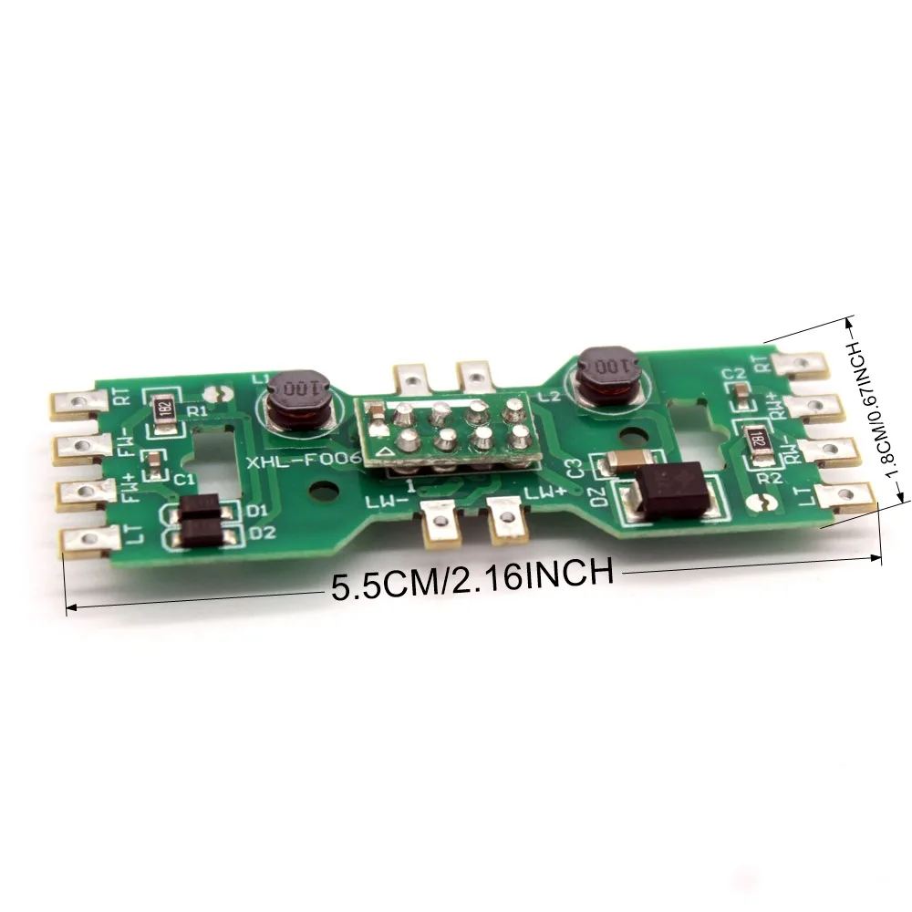 HO 1:87 Scale Train Model PCB Circuit Board With Resistance for Bachmann Train Model - Short Version