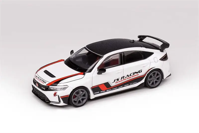 **Pre-Order** Motorhelix MH 1:64 Civic Type-R FL5 J's Racing Pearl White limited499 Diecast Model Car