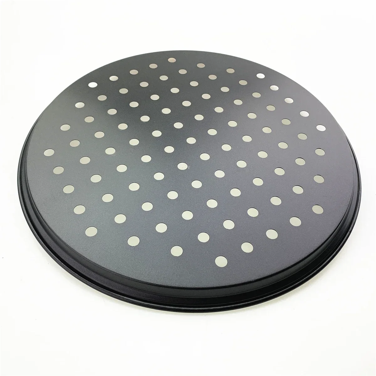 

1pcs for Perforated Pizza Pan Pizza Pan Baking Pan Non-stick Baking Solid Bottom Hard Film Baking Mold