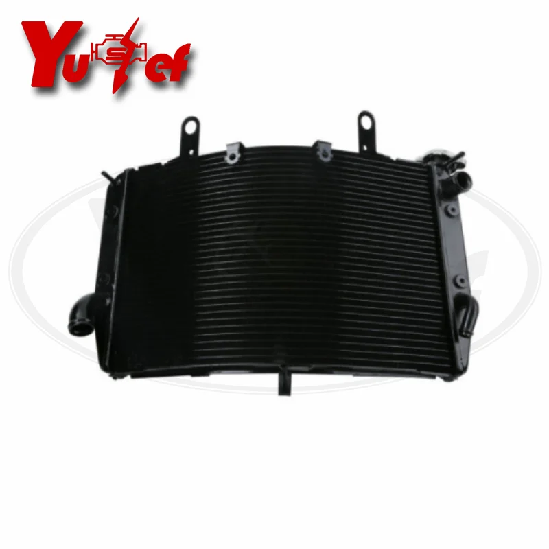 Motorcycle Radiator Cooler Cooling For YAMAHA YZF1000 YZFR1 2004 2005 2006 R1 YZF-R1 04 05 06 Aluminum Black