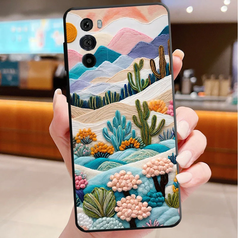 Чехол для телефона Motorola Edge 50 40 Pro 60 50 40 30 Ultra Neo Fusion Moto G Play G Stylus G Power G France Art Tree Sceneary