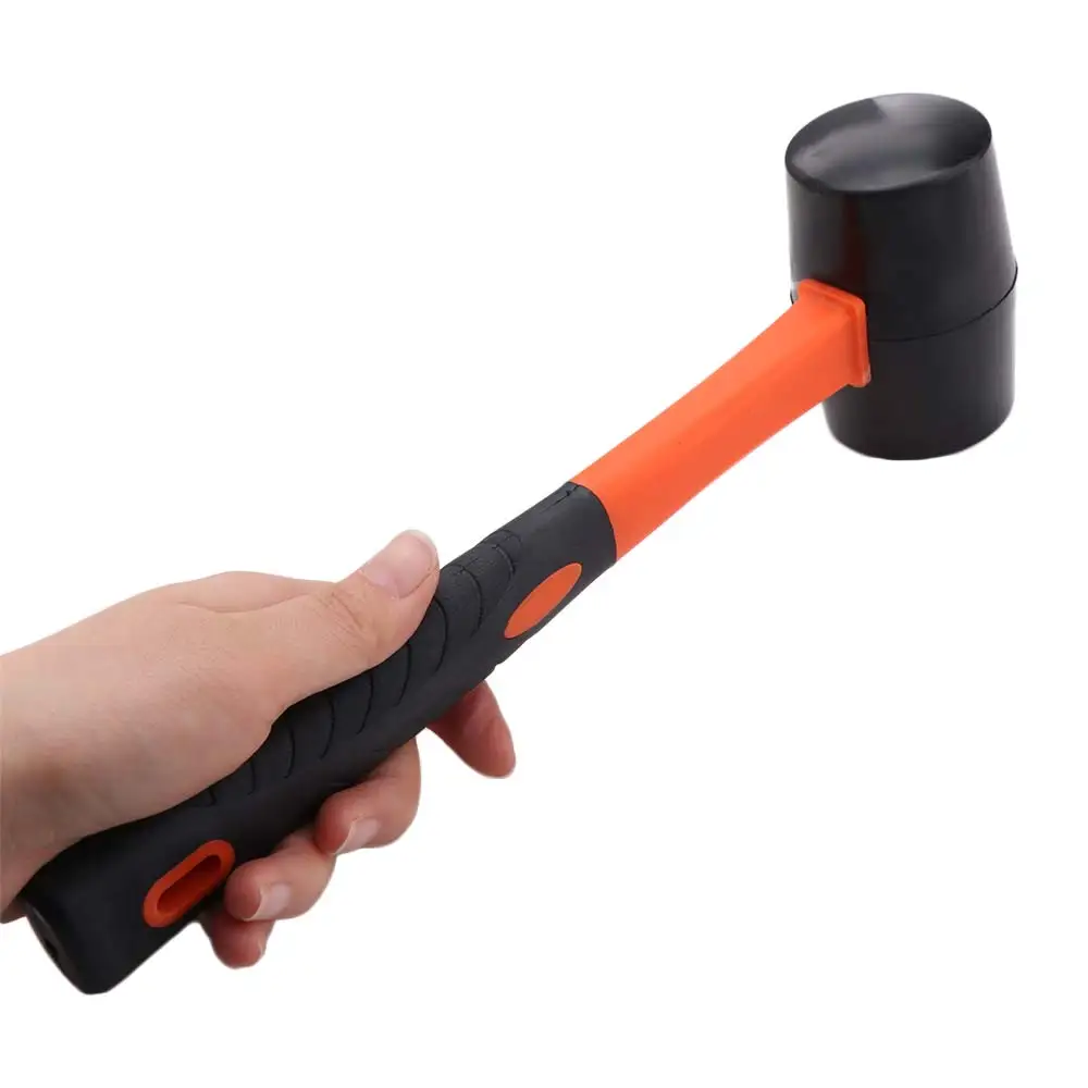 

Strong Suction Cup Floor Gap Fixer Tool Non-slip Handle with Rubber Hammer Floor Gap Repair Tool Professional Multi-purpose
