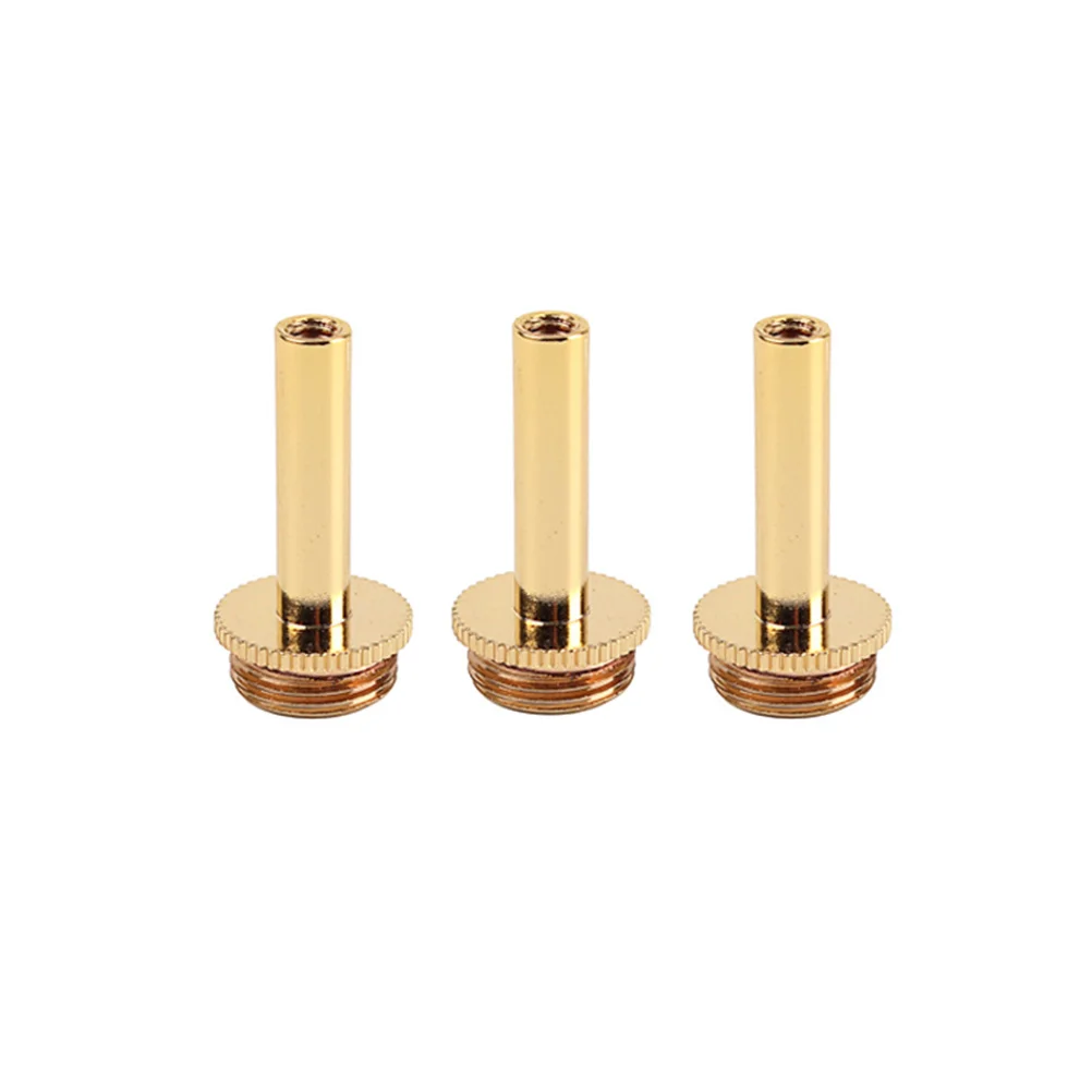 

3 pcs Connecting Rod Golden Trumpet Parts For Piston Repair Tool Brass Instrument Accessory Trumpet Piston Key Screw