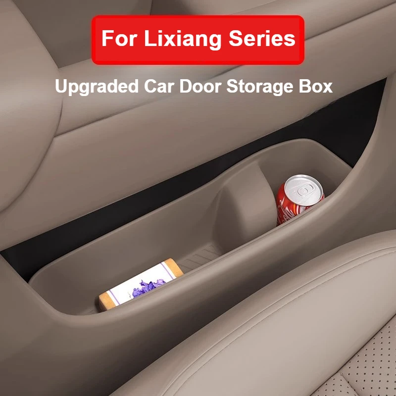 

For Li Lixiang L6 L7 L8 L9 Car Door Storage Box Upgraded Door Slot Mat Interior Trash Bag Storage Box Modification Accessories
