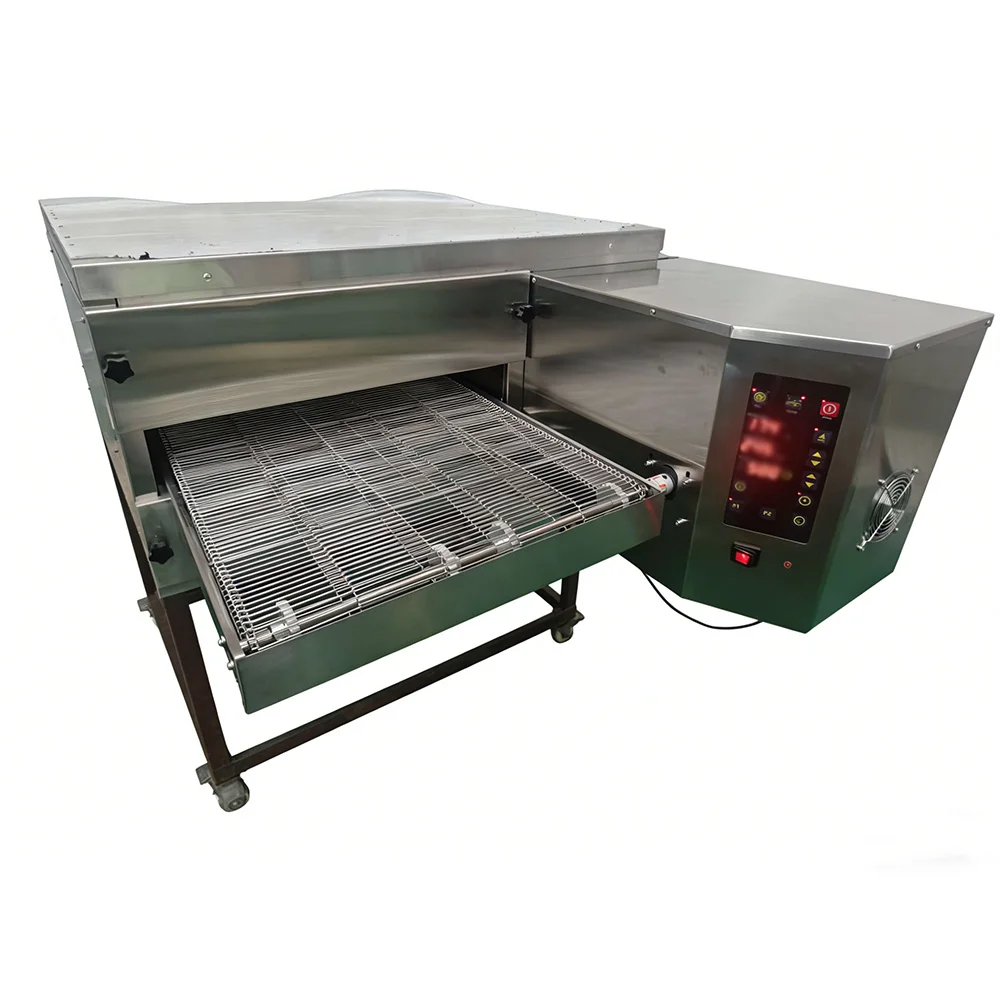 &A*Wholesale Commercial Electric Gas Pizza Oven 12/18/32 Inch Pizza Professional Conveyor Belt Hot Air Circulation Baking Oven