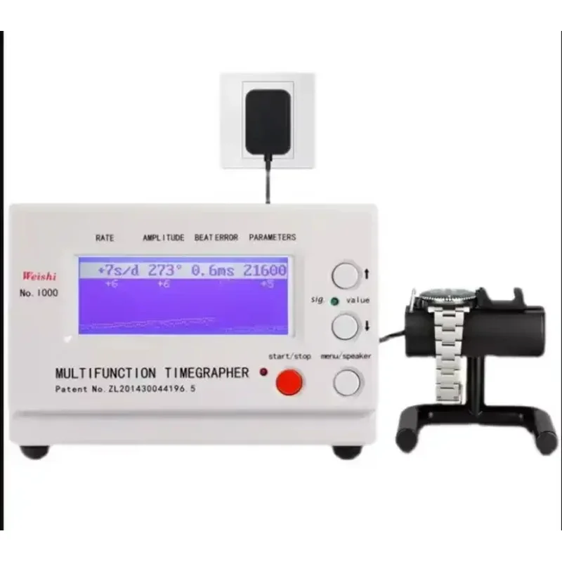 Weishi 1000 Chronometer Motion Detector Automatic Calibration Timer Mechanical Watch Maintenance Tool