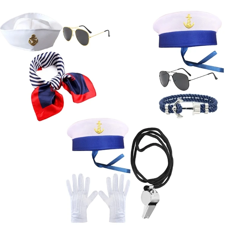 Elegant Hat Adult Halloween Hats & Sunglasses & Set Teenagers Male Woman Halloween Cosplay Costume