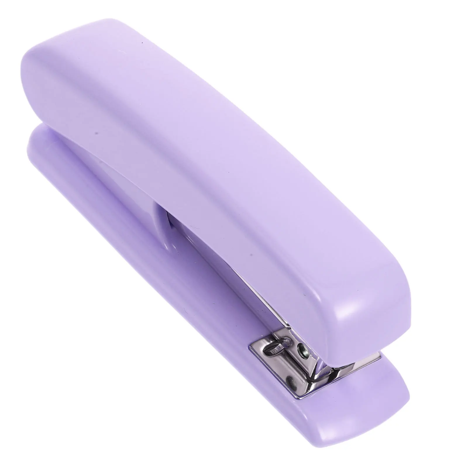 Mini cucitrice da ufficio da tavolo verde compatta leggera per la scuola studio a casa cucitrice portatile a mano forniture di cancelleria documenti