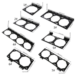 Desktop Case DIY 120 240 360 480 Radiator Water-Cooled External Bracket 12cm 14cm Fan Cooling Conversion Fix Bracket