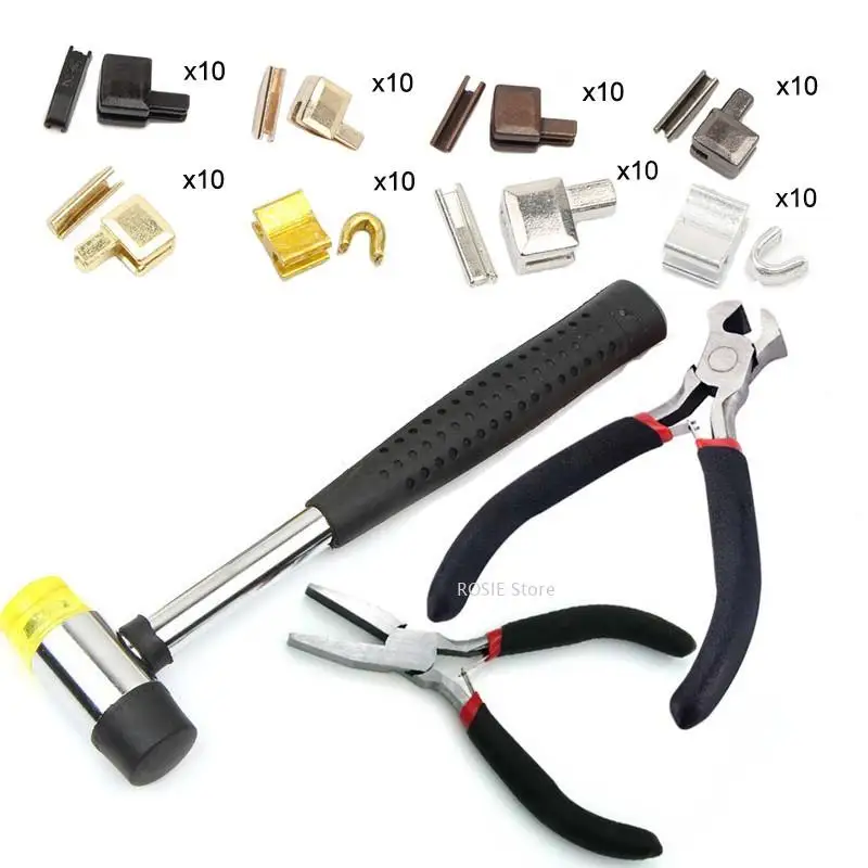 Zipper Puller Set Diy Zipper Repair Kit Damaged Tool Travel Bag Handbag Clothing Zipper Head Repair Tool