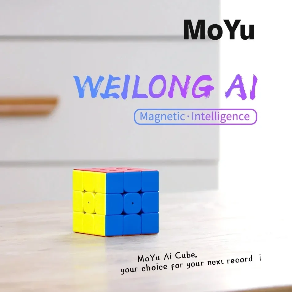 Moyu Weilong ai-磁気キューブ3x3,プロフェッショナルマグネット,Bluetooth接続,インテリジェンス