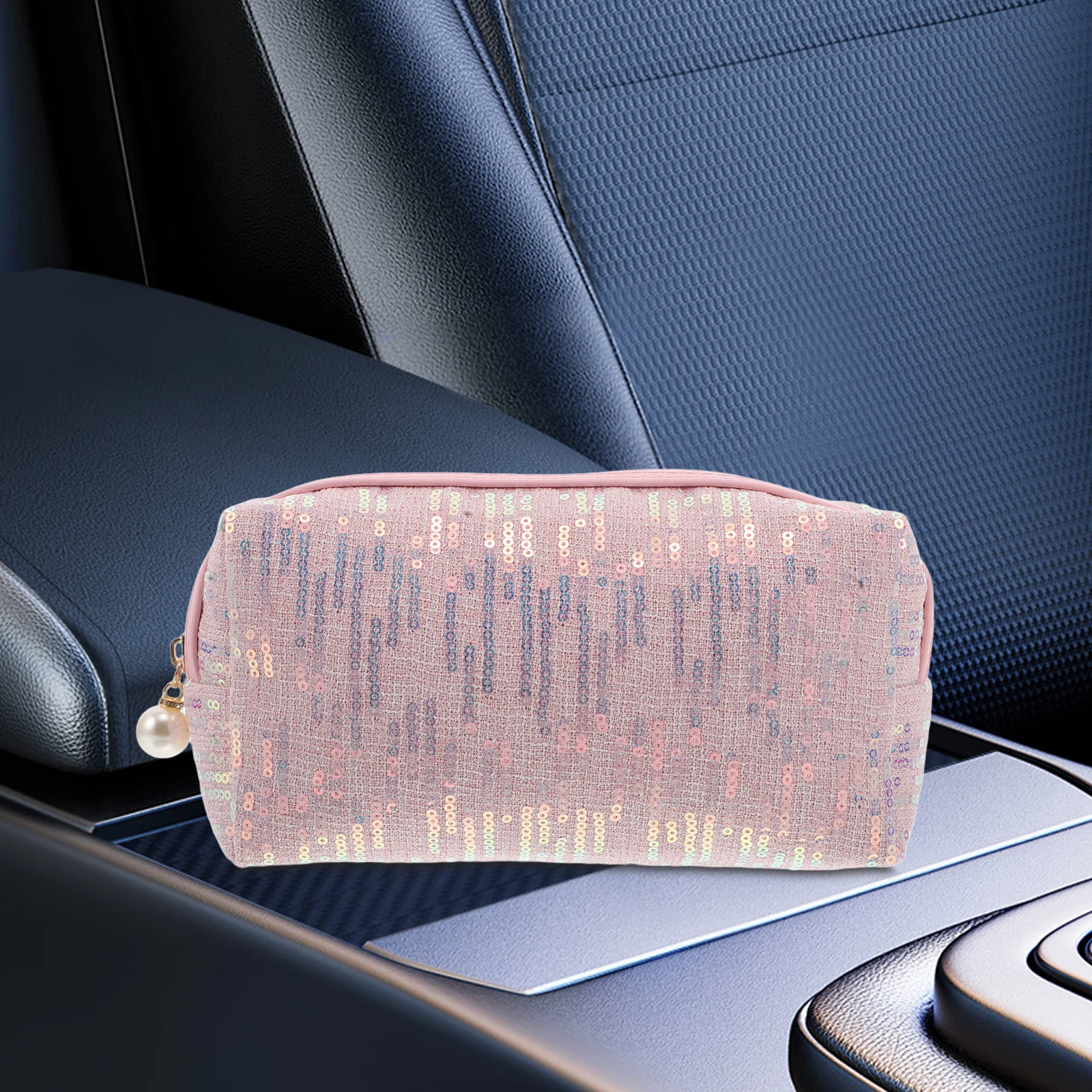 

Car Storage High Cute Makeup Travel Bag Portable Kawaii Makeup Bag Toiletry Organizer For Women Teens Large Capacity