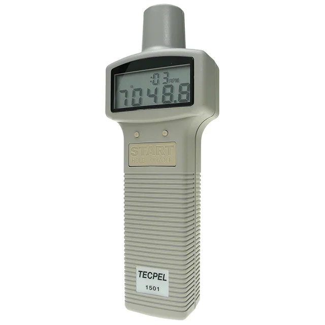 TECPEL RM-1501 5-Digit Optical Tachometer with RS232 Computer Connection