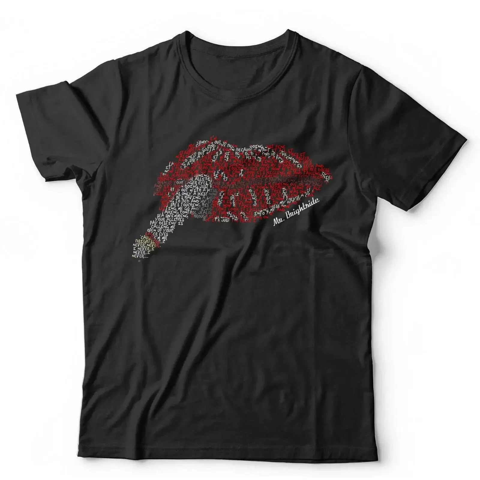 Killers T Shirt amp Kinder Mr Brightside Musik Texte vintage Washed Unisex streetwear Soft Breathable Casual Stylish fashion