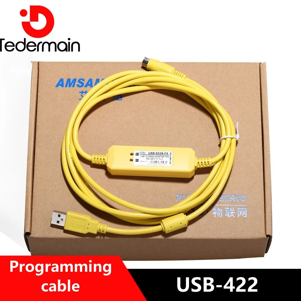 HCFA WECON TX-USB-AW kabel do programowania PLC nadaje się do Mitsubishi USB do 422 USB-SC09-FX Adapter do pobierania danych