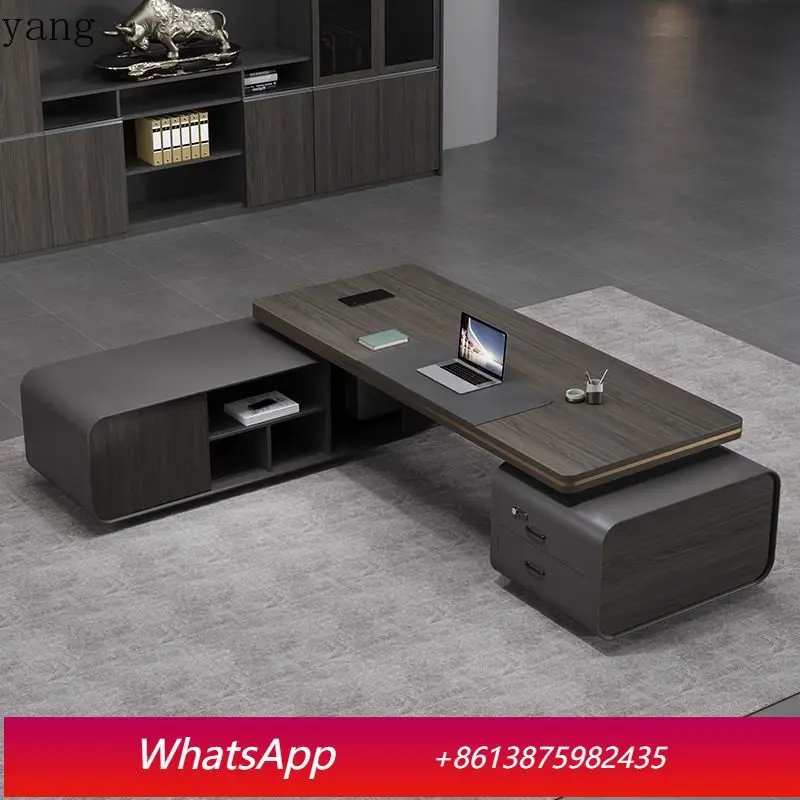 

LMM light luxury desk boss desk high-end office furniture manager desk