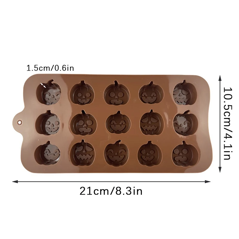 1 pz stampi in Silicone di Halloween fantasma zucca fai da te Halloween caramelle al cioccolato stampo da forno 2024 nuovo