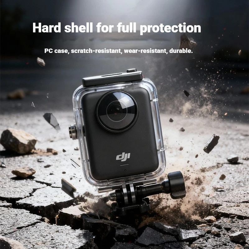 Obudowa do nurkowania do 45m dla DJI Osmo 360, wodoodporna obudowa ochronna, wodoodporna osłona do nagrywania wodoodpornych filmów dla akcesoriów DJI Osmo 360 — zdjęcie produktu 2