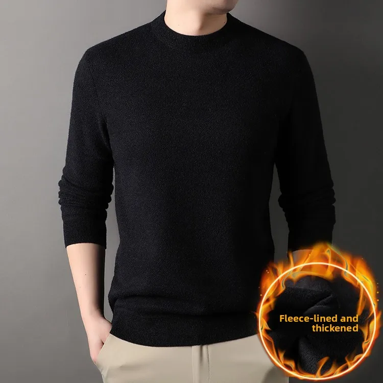 

Slim Fit Winter Casual Sle Regular Knitwear Sweater for Middle-Aged And ly Busin Casual All-Season Outdoor Activi