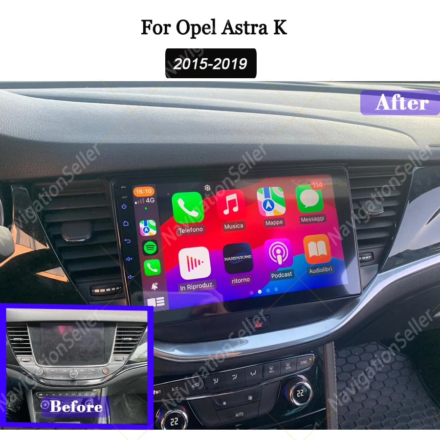 

Android Auto Carplay Screen For Opel Astra K 2015 2016 2017 2018 2019 Multimedia Video Player GPS Navigation Stereo Autoradio BT