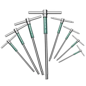 T -verdrängter Torxschalter, Allen, Chromschlüssel, T -Shaped -Werkzeug, 2,5 mm, 3 mm, 4 mm, 5 mm, 6 mm, 8 mm, 8 mm, 10 mm, 10 mm. 12 Haupt -Carraca -Verkauf Allen - №12