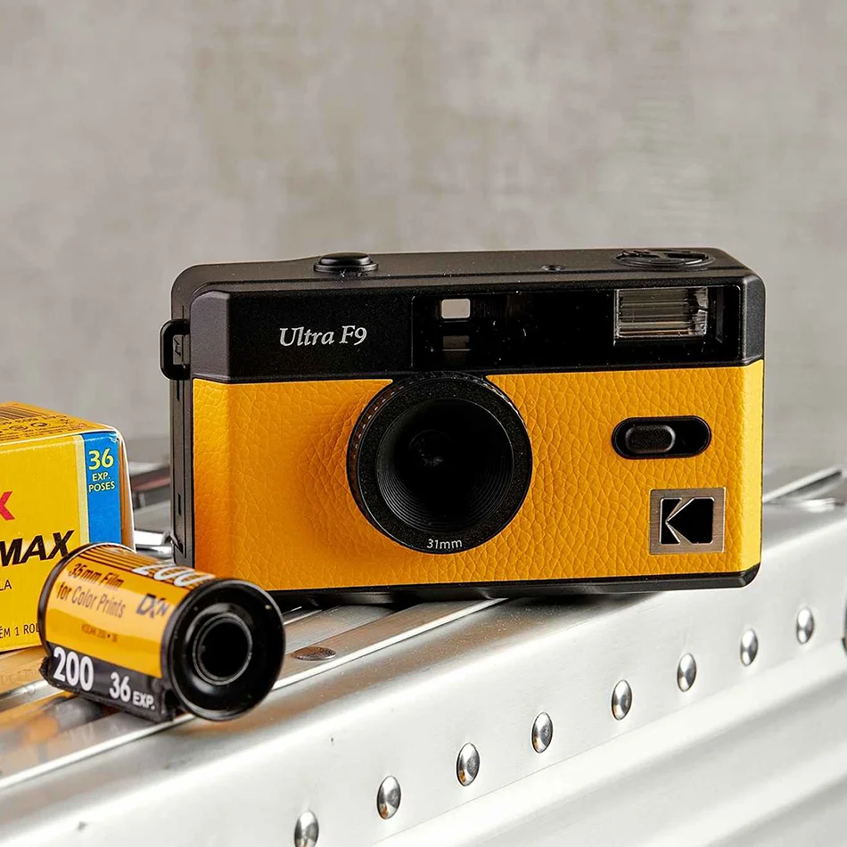 Classics Kodak Ultra F9/F9S Film Camera 35mm Focus Free Reusable Built in Flash Multiple Colors  Package Portable Optional Film - view 3