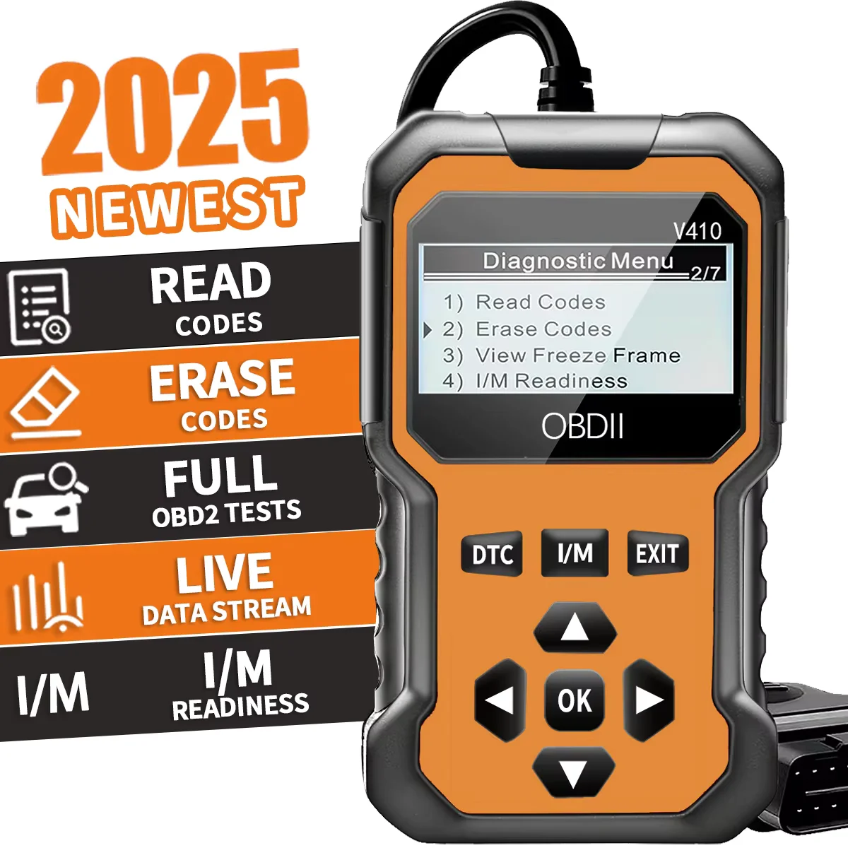 سيارة Obd2 الماسح الضوئي أداة تشخيصية رمز القارئ محرك خطأ رمز القارئ الماسح الضوئي يمكن تشخيص جميع Obd Ii في عام 1996 اتفاقية السيارة Sca #5