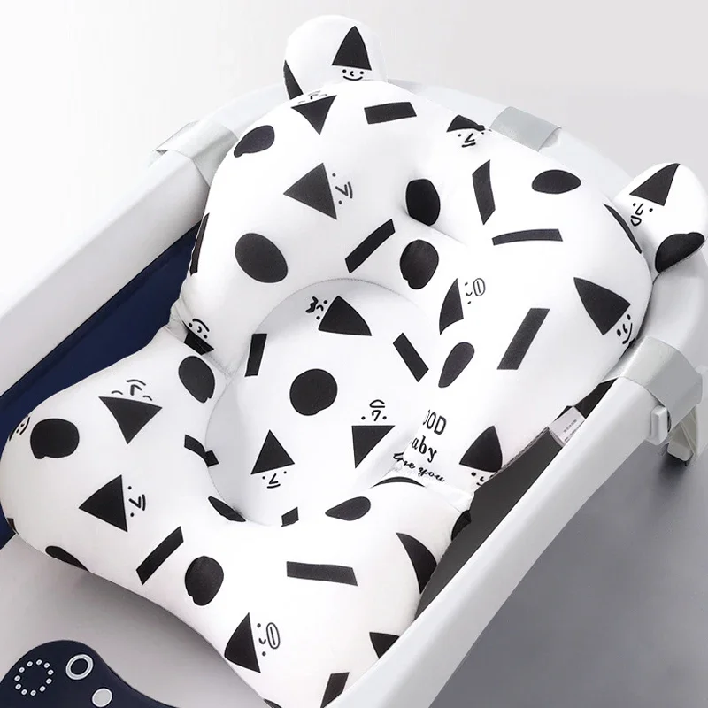 Baby Bath Seat Support Mat Shower Safety Tub Pad Newborn Bathtub Recliner Infant Anti-Slip Soft Comfort Body Cushion Baby Stuff