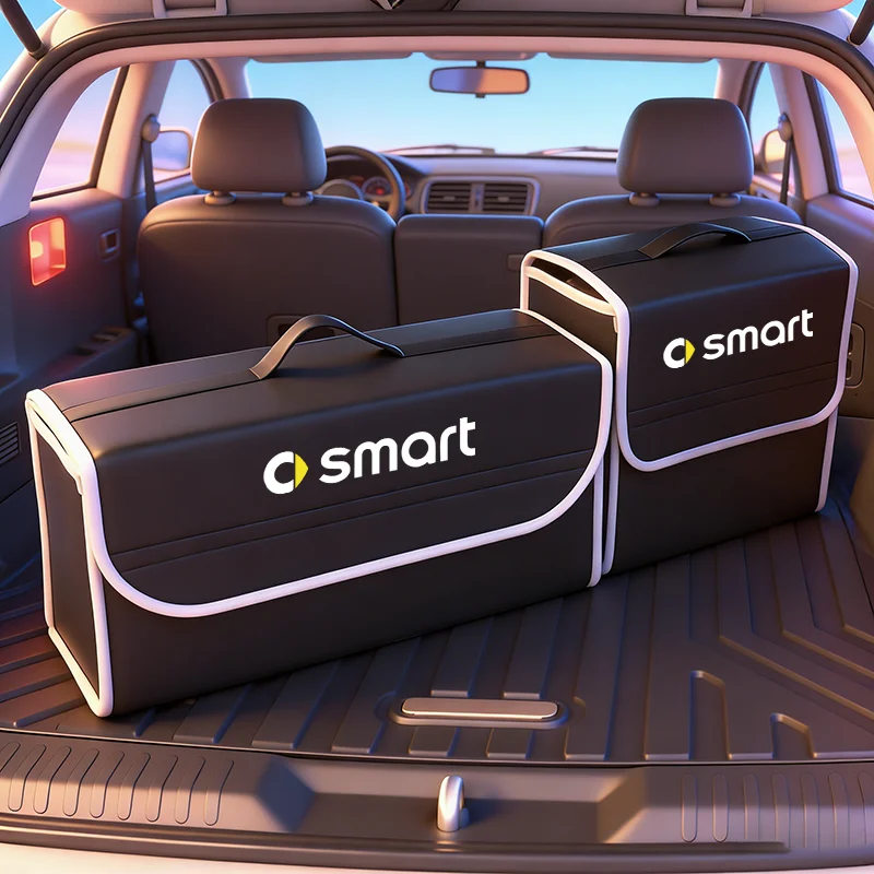 Kofferraum-Organizer-Tasche, zusammenklappbar, Aufbewahrungsbox, Aufbewahrungsbehälter für Benz Smart Fortwo Forfour 451 453, Roadster Coupe Cabrio Crossblade