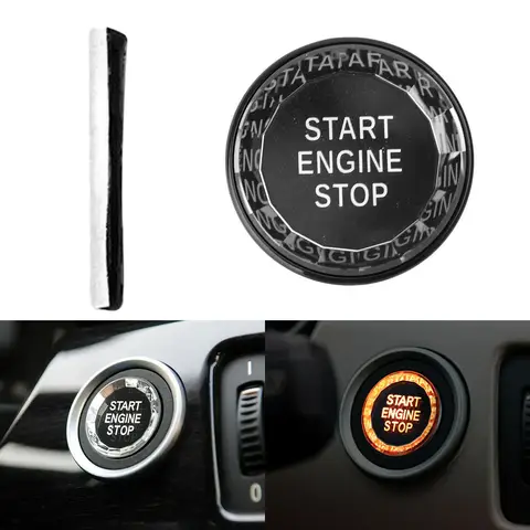 BMW E90 E91 E92 E93 E60 E84 E83 용 맞춤형 디자인 시작 중지 스위치 버튼 커버 완벽한 맞춤 애프터 마켓 제품
