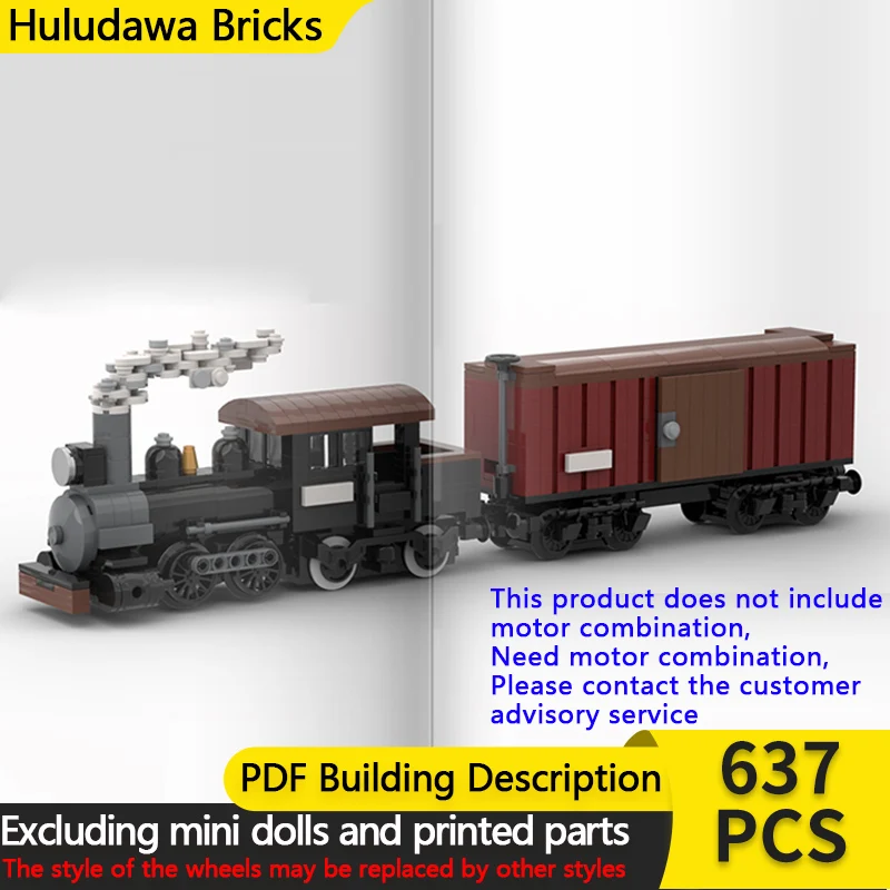 

Модель городского автомобиля MOC, строительные кирпичи, железная дорога, 0-4-4, паровоз, модульная технология, детские праздничные подарки, сборные игрушки, костюм