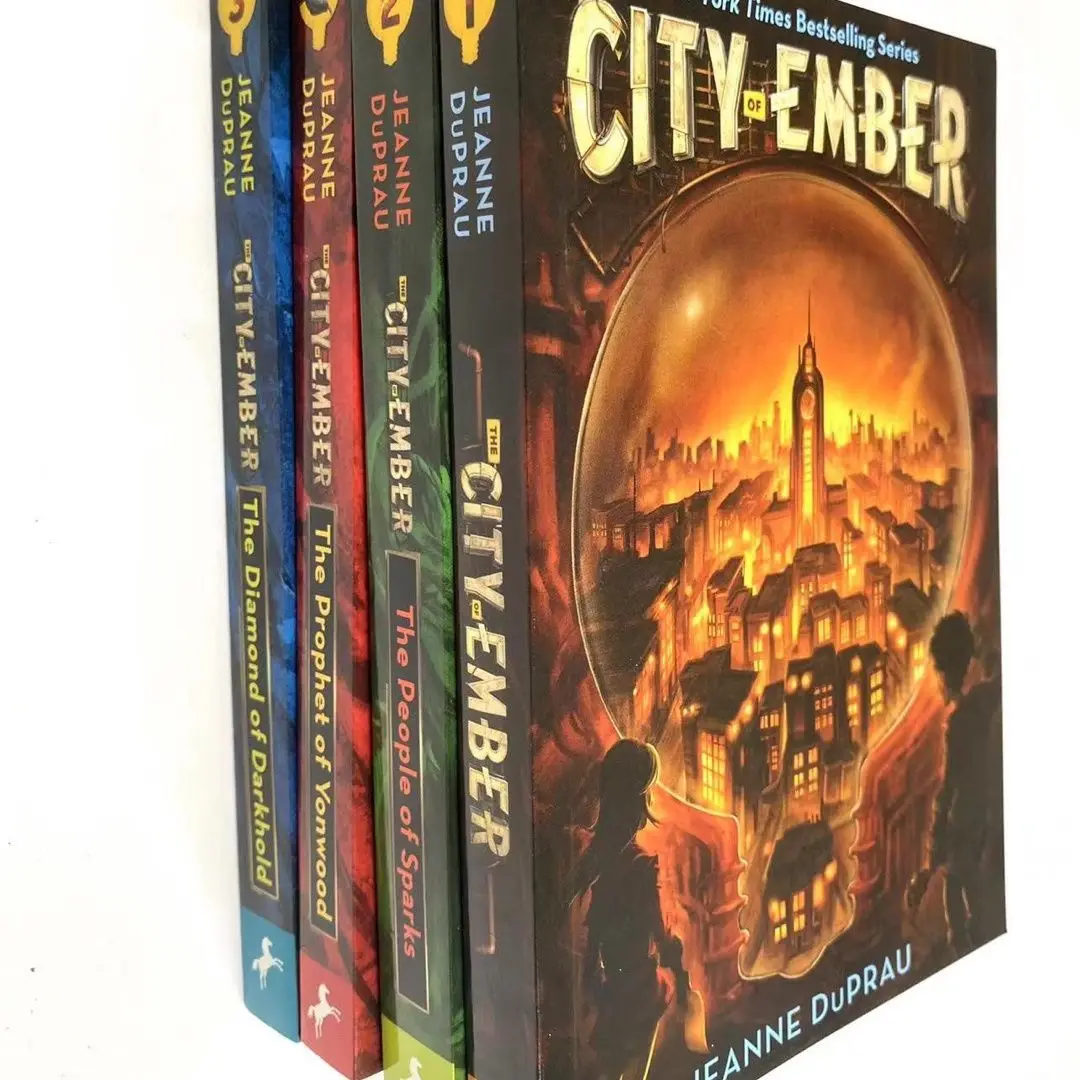 Conjunto completo de caixa de 4 livros The City Ember