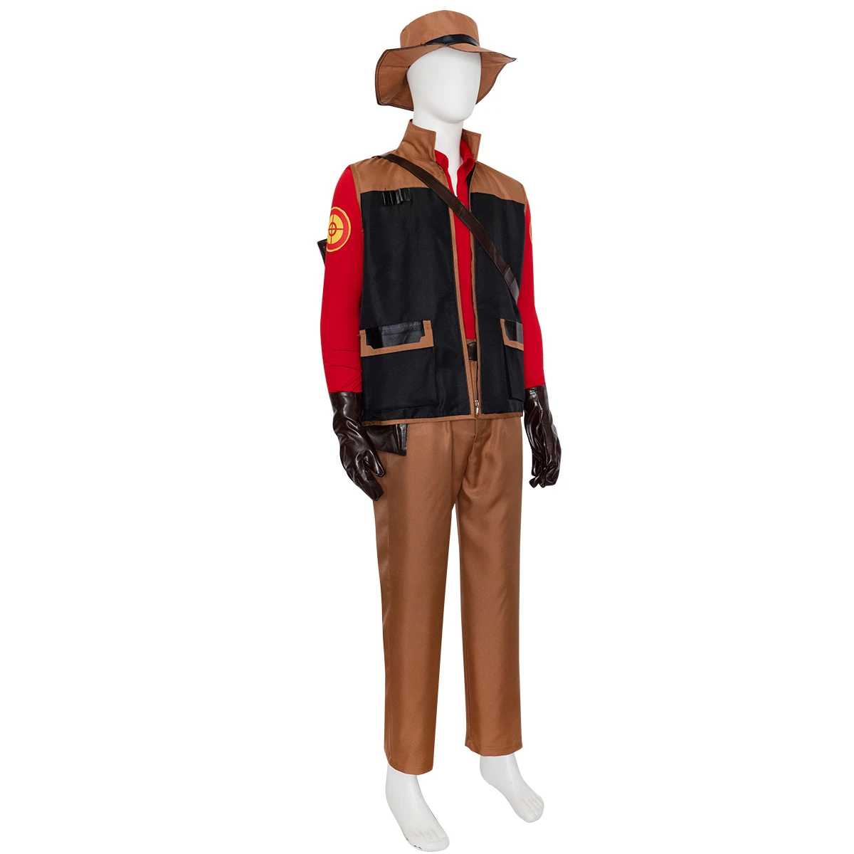 Team Fortress 2 Sniper Cosplay Costume Game Mick Mundy Mr. Mundy Outfit Clothing Halloween Theme Party