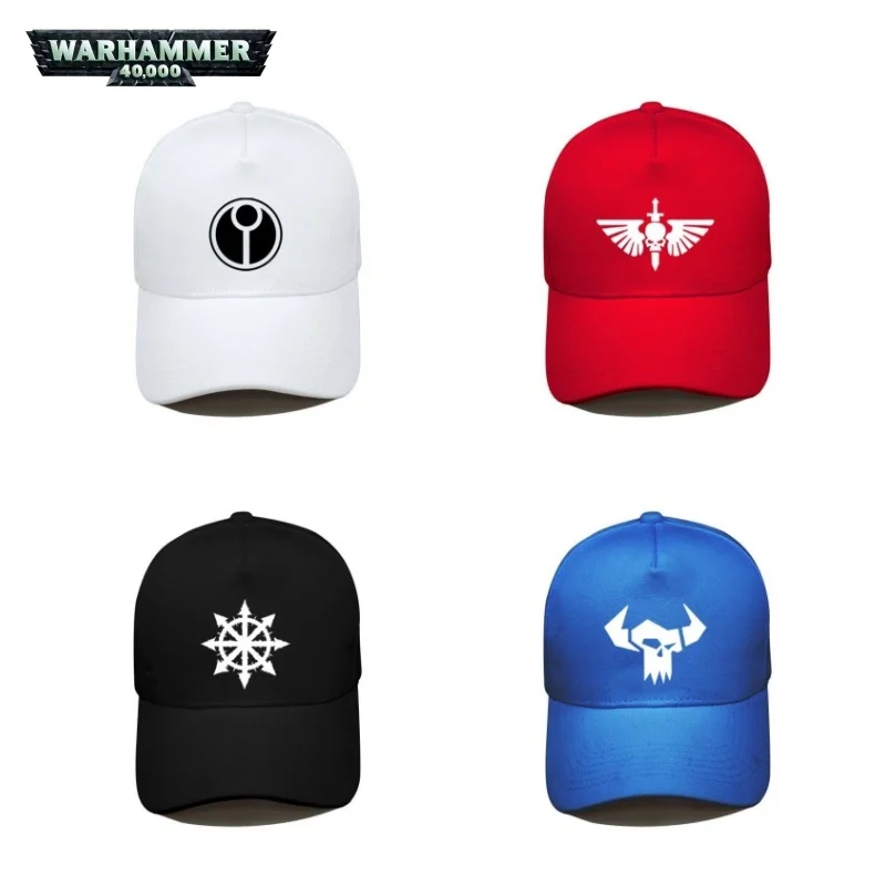 New Warhammer 40K Game Peripherals Star Marine, Extreme Warband, Caps, Personality, Male and Female School Avisor Baseball Caps