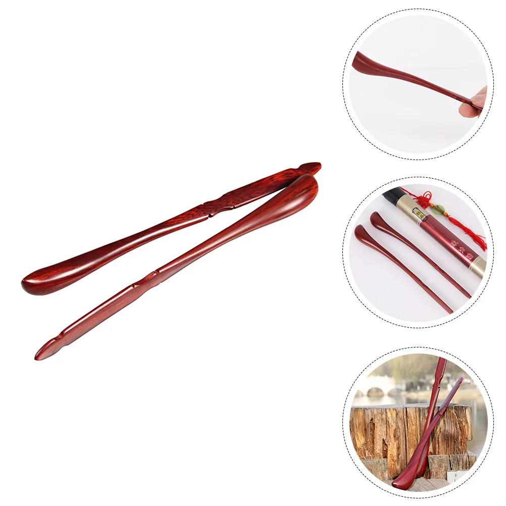 

2Pcs Rosewood Dulcimer Hammers Large Size Hard Texture Professional Practice Replacement Parts for Musical Instrument Players