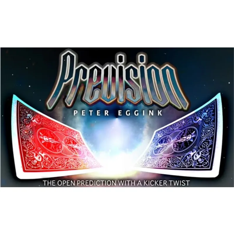 Prevision By Peter Eggink Card Magic Tricks Close Up Magic Magia Magicians Props Illusion Gimmicks Poker Deck Street Bar Trick