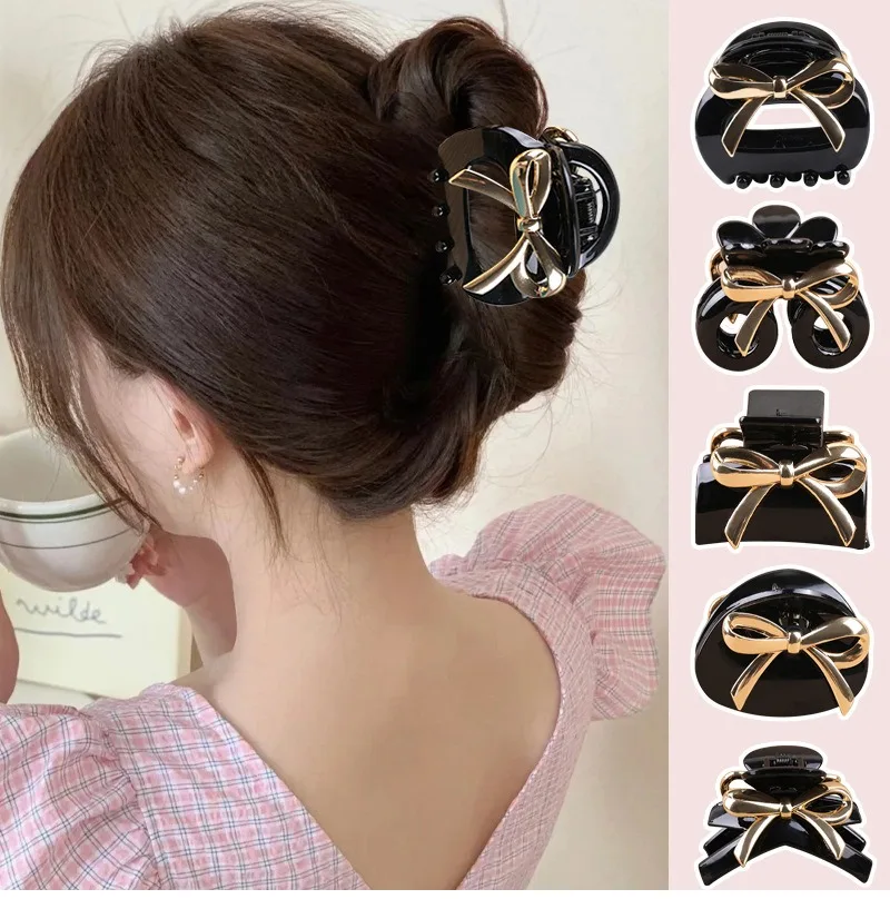 Accessori per fermagli per capelli con granchio da donna in acrilico alla moda in stile coreano di piccole dimensioni, graziosi forcine per capelli popolari per ragazze